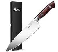 DDF iohEF Chef Knife Sharp Kitchen Knife 8 inch Japanese Stainless Steel Professional Cutting Knife Ultra-Sharp Chef's Cooking Knife with Non-Slip Ergonomic Handle and Gift Box