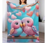 DDFRTYY Parrot Super Soft Throw Blanket Throw for Sofa Couch Bed Flannel Machine Washable Nap Blankets Bed Spread (180×200cm)