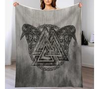 DDGAAGG Viking Myth Throw Blanket - Soft, Warm, Cozy, Blankets for Couch And Bed - Throws for Sofa for Kids Teen Young Boys Girls, （150×200cm）