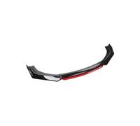 DDGHAE Car Front Bumper Lip Chin Spoiler Splitter Diffuser Compatible For ford focus Body Kit(Gloss Black and Red)