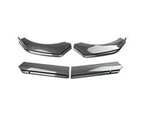 DDGHAE Front bumper Compatible for F0rd Edge Sport st Chin Lip Spoilers Body Kits Splitter Skirt Diffuser Protection Guard Cover Black(Printed Carbon Fiber)