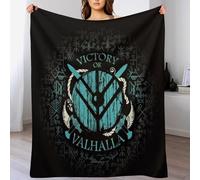 DDGHHKK Viking Myth Soft Plush Throw Blanket Warm Cozy Fur Throws for Sofa, Couch, Chair, Anti-pilling Quality Washable Bed Blankets, （100×130cm）