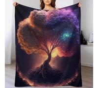 DDGHHKK Yggdrasil The Tree Throw Blanket, Soft Microfiber Fluffy Flannel Blankets for Bed Sofa Couch Settees, Kids Adult Gift Travel （140×180cm）