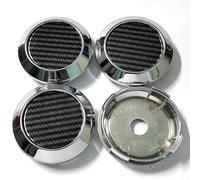 DDHHBH 4Pcs Set of Car Wheel Center Hub Caps for Mini Countryman,ABS+Aluminum Hub Centre Caps Covers Car Wheel Rims Protectors Anti Rust Car Replacement Accessories,Silver-A:Size6-69/65mm