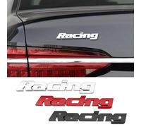 DDHHBH Car Badge Sticker Emblem for Ford Mustang Mach-E,3D Metal Decal Logo Tuning Modification Sport Car Body Letters Adhesive Car Exterior Accessories,Silver