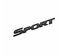 DDHHBH Car Badge Sticker Emblem for Ford Transit Custom,3D Metal Decal Logo Tuning Modification Sport Car Body Letters Adhesive Car Exterior Accessories,Black-SPORT
