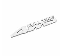 DDHHBH Car Badge Sticker Emblem for Land Rover Discovery,3D Metal Decal Logo Tuning Modification Sport Car Body Letters Adhesive Car Exterior Accessories,Silver-4WDFULLTIME