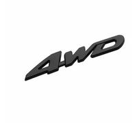 DDHHBH Car Badge Sticker Emblem for Land Rover Range Rover Evoque,3D Metal Decal Logo Tuning Modification Sport Car Body Letters Adhesive Car Exterior Accessories,Black-4WD(1)