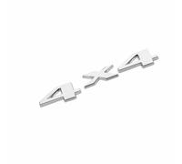 DDHHBH Car Badge Sticker Emblem for Volkswagen Amarok,3D Metal Decal Logo Tuning Modification Sport Car Body Letters Adhesive Car Exterior Accessories,Silver-4X4