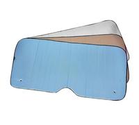 DDHHBH Car Windscreen SunShade for Fiat 500e,Internal Suction Cup Type Foldable Car Front Windshield Sun Visor Cover Protector Reflective 99% UV Summer Car Accessories,Silver