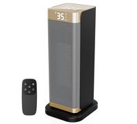 DDHTSAL Portable Electric Heater - 2000W Energy Efficient Quiet Space Heater, 3 Modes, ECO Mode & 12H Timer, Tip-Over/Overheat Protection, 70° Oscillation with PTC Ceramic Heater Fan for Home