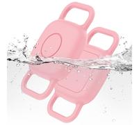 DDJ Dog Collar Case for Tile Life360 Mate 2024/2022 Bluetooth Tracker, 2-Pack Waterproof Silicone Cover Full-Body Protective Holder for Tile