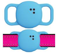DDJ for Tile Life360 Sticker (2024) Tracker Cat Collar Case, 2-Pack Silicone Anti-Lost Protective Cover Tile Tracker Holder for Dog & Pet Collars, Ultra Durable, Easy Installation, Lightweight, Blue