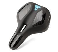 DDK Comfort Plus Bicycle Saddle - Memory Foam Comfort Saddle - Pressure Relieving & Shock Absorbing - Comfortable, Soft Padded Saddle for Men & Women(City)
