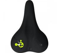 Ddk Saddles DDK 5346 QSDR Gents Memory Foam City Saddle - Black