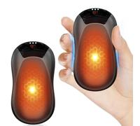 DDKJ Hand Warmers Rechargeable 2 Pack,【16-36 Hrs】Magnetic Electric Reusable Hand Warmer, Mini Usb Pocket Heater, Ai Chip Instant Handwarmers Christmas Stocking Gifts for Women Men Gloves Golf Hiking