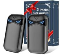 DDKJ Hand Warmers Rechargeable 2 Pack-7000mAh Magnetic Electric Reusable Hand Warmer, Mini USB Split Pocket Heater,AI Instant Heated Gadgets Christmas Stocking Gifts for Women Men Gloves Golf Hiking