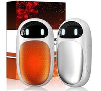 DDKJ Rechargeable Hand Warmers 2 Pack,【7000Mah 16-36 Hrs】Magnetic Electric Reusable Hand Warmer, Smalli USB Pocket Heater for Gloves Camping Gaming,Christmas Stocking Fillers Gifts for Men Women White