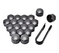 DDLLZDSP 20 Pcs Wheel Nut Cap Cover for BMW Z4 E89 2013-2016, Automobile Wheel Nut Bolt Cover Hex Anti-Theft Protection Design, With Removal Tool for Cars, C/Grey-A/17mm