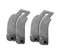 DDLLZDSP Multifunctional Car Seat Back Double Hook for Jeep Gladiator freeman Wago, Durable Car Headrest Hooks for Rear Seat Storage, Accessories for Car Storage, B/Gray