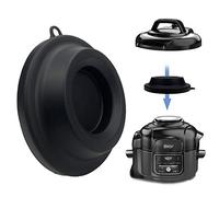 ddLUCK Silicone Lid Stand, Silicone Pressure Cooker Lid Holder Accessories For Ninja Foodi Pressure Cooker and Air Fryer 5 Qt, 6.5 Qt and 8 Quart (Black)