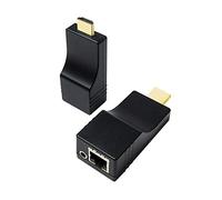 DDMALL 150M 1080P HDMI Extender Over TCP/IP, Mini Size, Easy Setup, Using Single CAT5e/CAT6 Cable, 1-to-1, One-to-Many, HDMI Splitter Extender, Transmitter and Receiver Kit