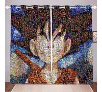 DDONVG Dragon Blackout Curtain, Waterproof Fabric Curtains for Children's Rooms, Eyelets Top for Curtains, 3D Digital Print, 100% Polyester (10,150x166cm(BxH)/ 75x166cmx2)