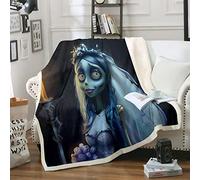 DDONVG The Nightmare Before Blanket 150 x 200 cm Cuddly Blanket Cartoon Soft Fluffy Fleece Blanket Warm Sofa Blanket Couch Blanket (7.150 x 200 cm)