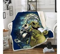 DDONVG The Nightmare Before Blanket 150 x 200 cm Cuddly Blanket Cartoon Soft Fluffy Fleece Blanket Warm Sofa Blanket Couch Blanket (15.150 x 200 cm)