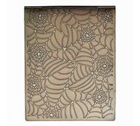 DDOUJOY Happy Halloween Spider Web Background Plastic Embossing Folders for Card Making Scrapbooking and Other Paper Crafts 2101051