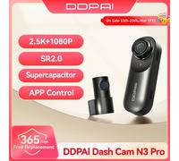 DDPAI Mola N3 Pro Dash Camera Driving Vehicle Cam Wifi Smart Connect Car Recorder 2.5K Car DVR Dash Camera