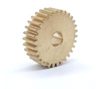DDQCNZPMY Gear Pinion, Engine,0.6 Module 150 Teeth Brass Flat Spur 91.2mm Diameter 5mm Thickness Straight Cylindrical Shaft Hardware(7mm bore)