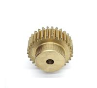 DDQCNZPMY Gear Pinion, Engine,0.6 Module 54T Brass Spur With Step 3mm To 10mm Inner Hole Straight Teeth 54 Cylindrical Shaft Hardware(10mm bore)