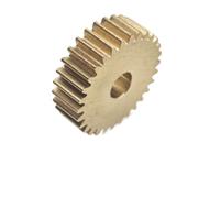 DDQCNZPMY Gear Pinion, Engine,0.6M 61T Brass Flat Spur .6 Module 61 Teeth Straight Cylindrical 5mm Thickness Shaft Hardware(11mm bore)