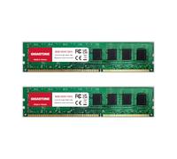 【DDR3 RAM】Gigastone RAM 16GB (2x8GB) DDR3 16GB DDR3-1600MHz PC3-12800 CL11 1.5V UDIMM 240 Pin Unbuffered Non ECC for PC Computer Desktop Memory Module Ram Upgrade Kit (Desktop ONLY)