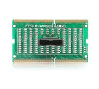 DDR4 Laptop Motherboard Tester, Memory Slot Diagnostic Card with LED Indicators for No Boot No Display Repair, Forward Reverse Interface Detector for All DDR4 Laptops