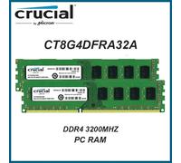 DDR4 Memory Crucial DDR4 CT8G4DFRA32A PC RAM 8GB 16GB 3200MHz 1.2v DDR4 288PIN DIMM Desktop
