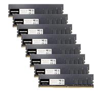 【DDR4 RAM】GIGASTONE 64GB Kit (8x8GB) DDR4 2666MHz (2400MHz or 2133MHz) PC4-21300 (PC4-19200/17000) CL19 1.2V UDIMM 288 Pin Unbuffered Non ECC High Performance PC Desktop Memory Upgrade