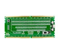 DDR5 Memory Slot Tester, LED Diagnostic Tool for Desktop and Server Motherboards, Dual Power Support, Compact ABS Design, Green and Red Indicators