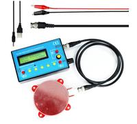 DDS Function Signal Generator & Frequency Counter, 1Hz-500KHz Portable Multifunction Waveform Generator, 15 Output Waveforms for Oscilloscope Calibration, Audio Testing with AC/DC Power Supply