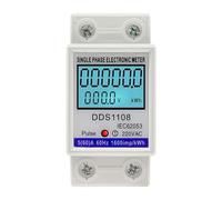 DDS1108 LCD Digital Display Single Phase Energy Meter With Backlight