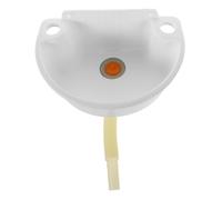DDS22E Compact Wall-Mounted Semi-Circle Plastic Wash Basin for Apartments RVs Tiny Homes