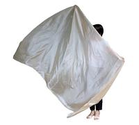 DDS22E Real Silk Belly Dance Veil | Experience the elegance of lightweight silk in stunning colors.