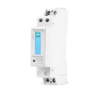 Dds518L Single Phase Din Rail Energy Meter, 5-32A 230V/110V Ac Electronic Kilowatt Hour Counter With Lcd Display(110V)
