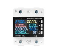DDS6619-302L multifunctional circuit breaker adjustable voltage relay over and under voltage protector 63A over current power tester