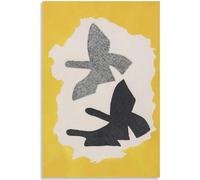 DDSEW GREWT Georges Braque Poster Three Birds In Flight Canvas Painting Abstract Wall Art Georges Braque Prints For Home Decor Pictures 40x60cm No Frame