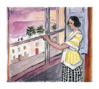 DDSEW GREWT Henri Matisse Posters Young Woman at the Window Canvas Painting Modern Wall Art Henri Matisse Prints For Living Room Decor Picture 60x70cm No Frame