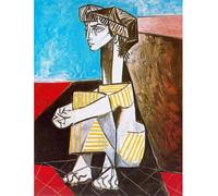 DDSEW GREWT Pablo Picasso Posters Portrait of Jacqueline Painting Vintage Canvas Wall Art Abstract Prints For Home Modern Decor Picture 50x70cm No Frame