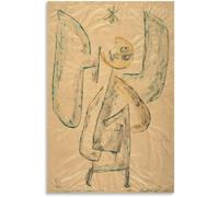 DDSEW GREWT Paul Klee Poster Angel from The Star Abstract Canvas Painting Paul Klee Wall Art Paul Klee Prints For Modern Home Decor Pictures 50x70cm No Frame