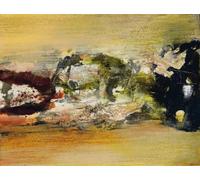 DDSEW GREWT Zao Wou-Ki Poster Vintage Abstract Wall Art Aesthetic Canvas Painting Zao Wou-Ki Art Prints For Modern Home Wall Decor Picture 50x70cmx1 No Frame